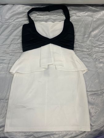 Cocktailkleid Minikleid Figurbetont Gr S NEU