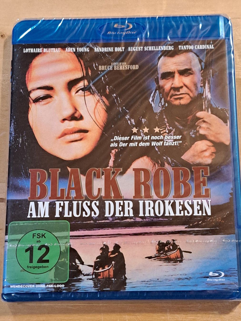 Alle DVDs: Blu-Ray BLACK ROBE, am Fluss der Irokesen – Neu und originalverpackt aus Unterseen von Kanica