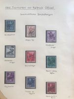 1942, Freimarken Historische Bilder mit Aufdruck „Officiel“