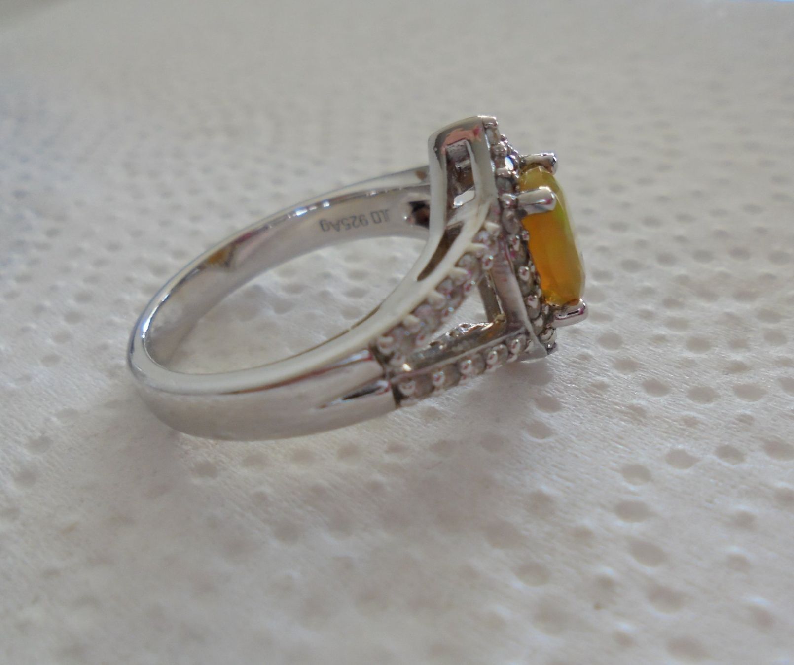 Anelli: Echtschmuck: Silberring 925er mit Welo-Opal / 56 – Nuovo (secondo la descrizione) da Zuchwil venduto da maumauchi 9