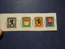 1924 Pro Juventute mit glasklaren Forch Voll-Stempel