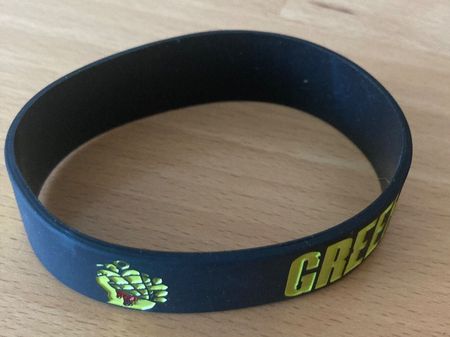 Green Day Silikon Armband Metal Rock Band