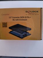 Delock Konverter 2.5" auf M.2 SATA 22 Pin mit Gehäuse