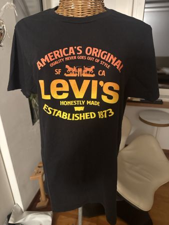 Levi's T-Shirt Schwarz Gr M 
