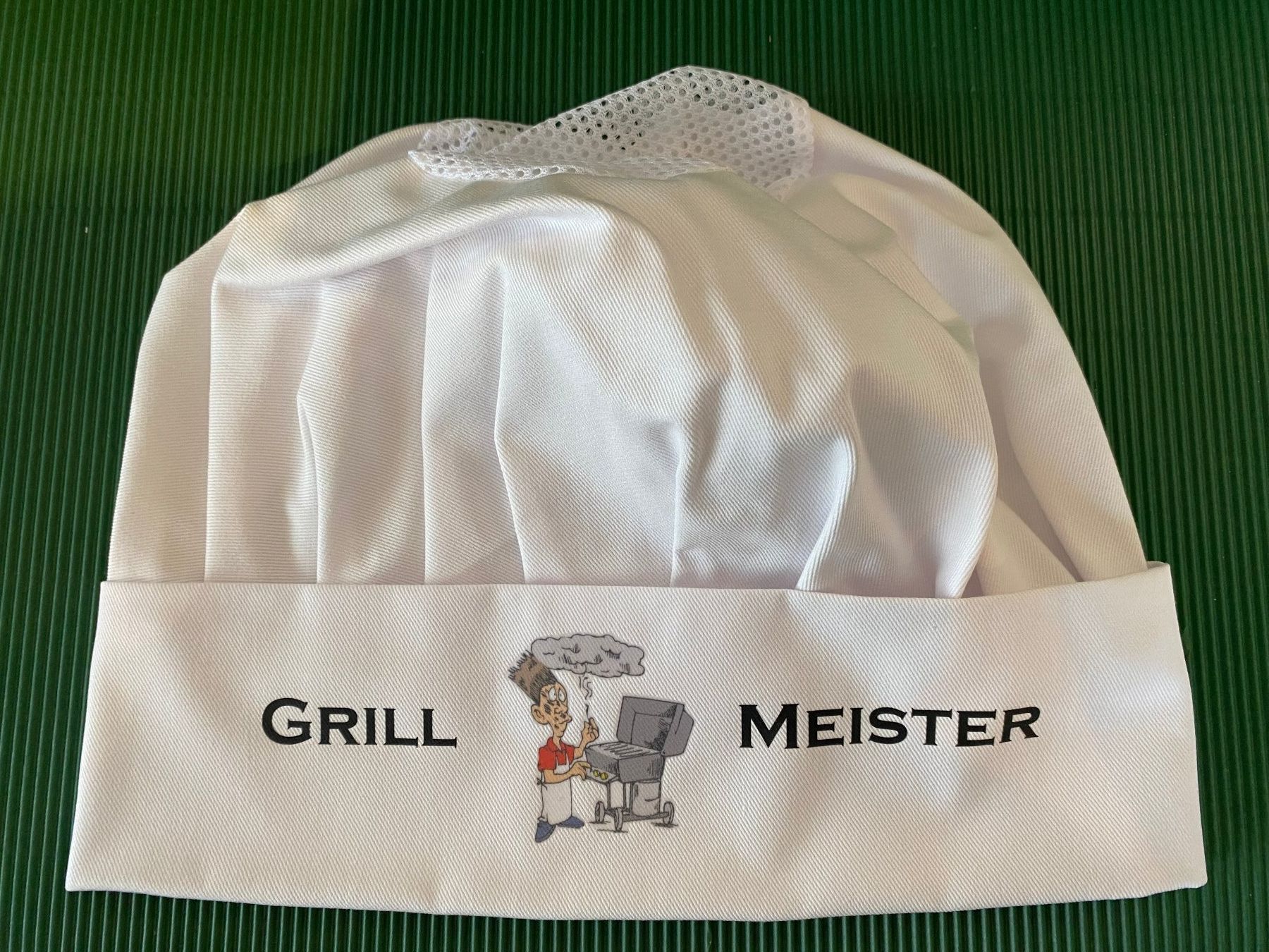 Copricapi, berretti & cappellini: Profi-Kochmütze "Grillmeister" – Nuovo (secondo la descrizione) da Egg SZ venduto da irbaku 1