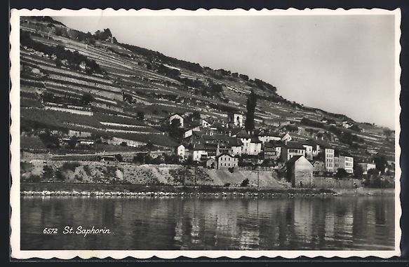 Cartoline postali: AK St. Saphorin, Teilansicht, 1945 – Usato da Berlin venduto da bartko-reher
