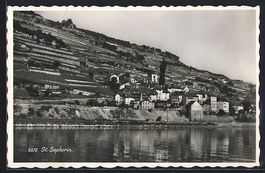 AK St. Saphorin, Teilansicht, 1945