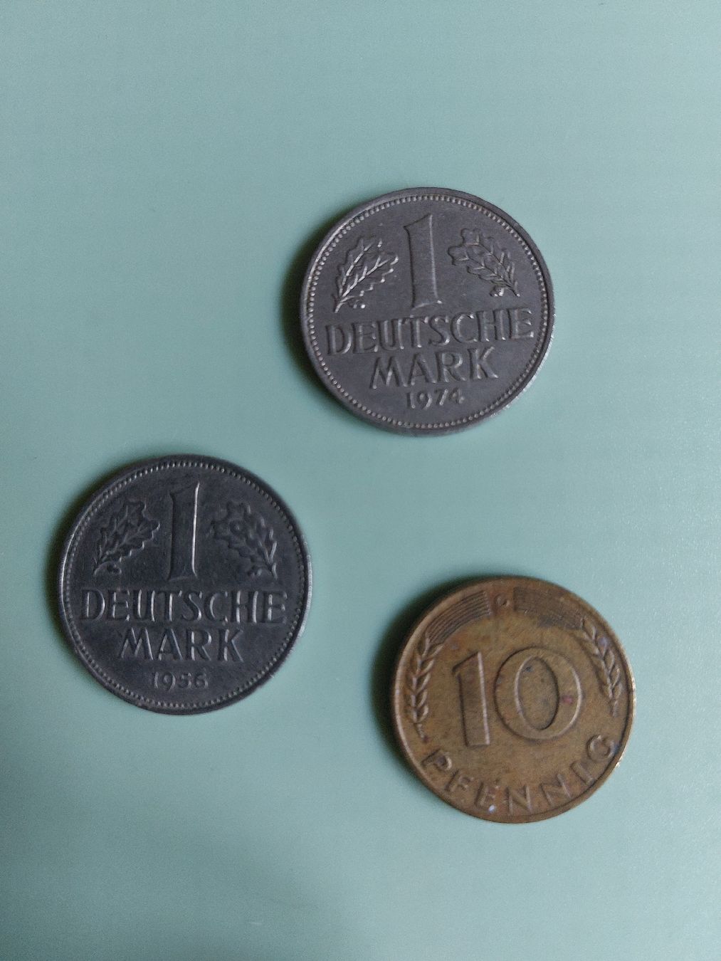 Tutti le monete: 2 Deutsche Mark und 10 Pfennig – Usato da Ebnat-Kappel venduto da sentira 3