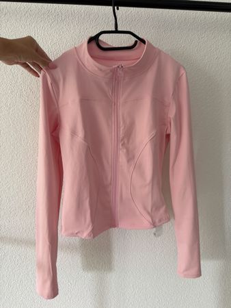 Pink sport jacket women size S new