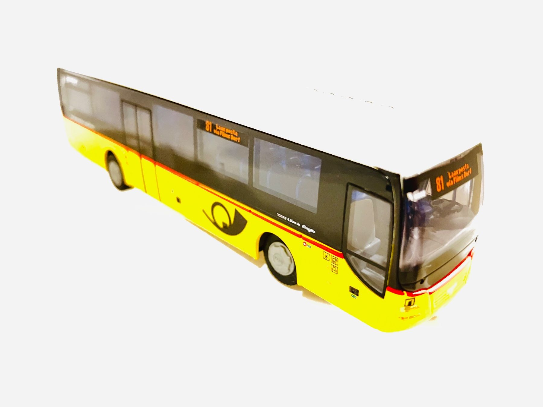 Rietze Modellini di ferrovie: MAN Postauto mit neuem POST LOGO H0 in OVP – Nuovo e nell'imballaggio originale da Oberbuchsiten venduto da Orsetto24