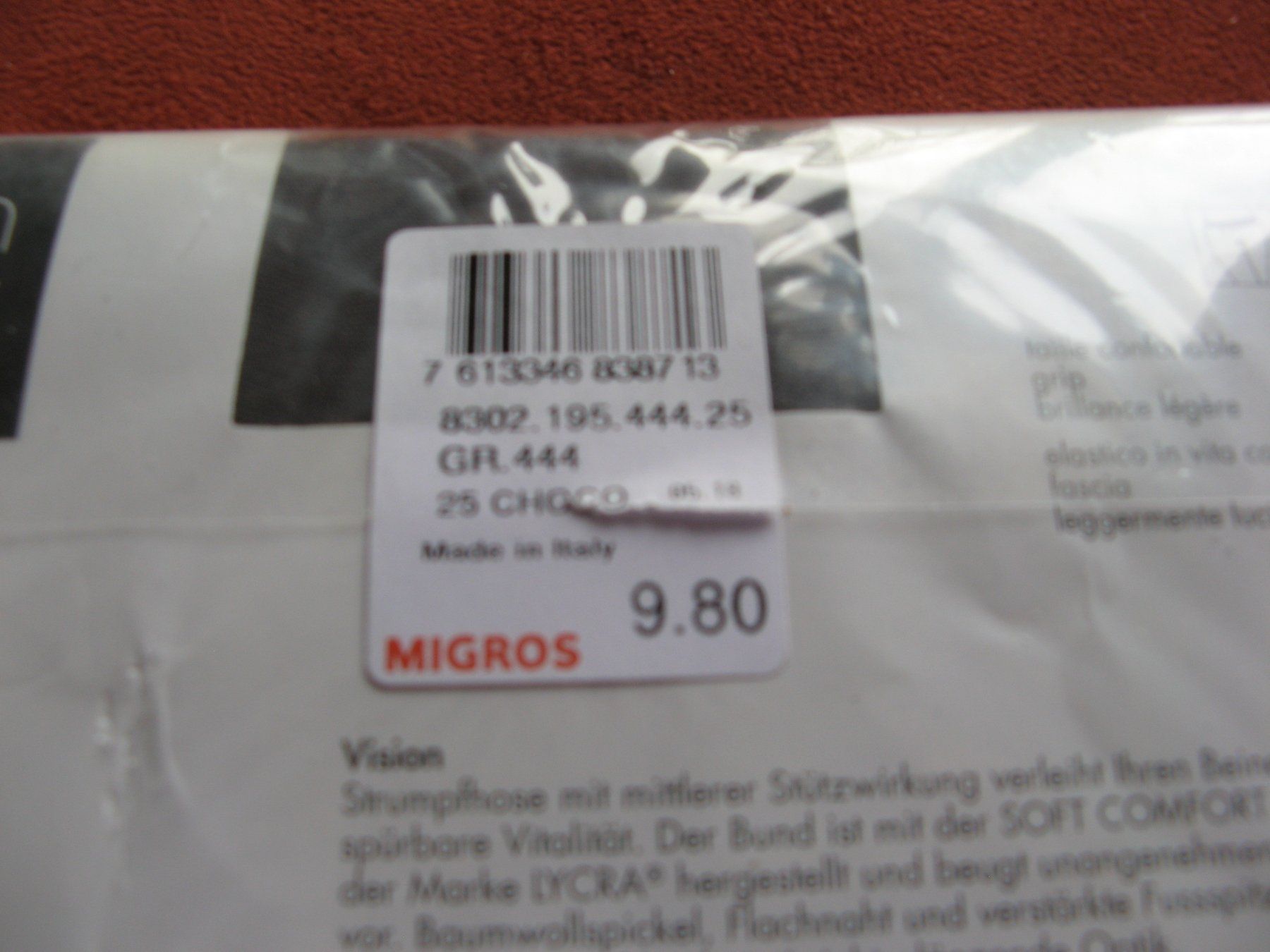 Ellen Amber Calze & Collant: Ellen Amber Compact Medium Strumpfhose 40den Gr.XL Choco – Nuovo e nell'imballaggio originale da Zürich venduto da apil 4