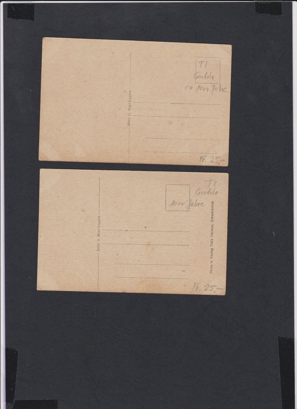 Cartoline postali: Gordola Tenero  TI   :   2 alte 3-Bild - Ansichtskarten – Usato da Vitznau venduto da Ropaku 3