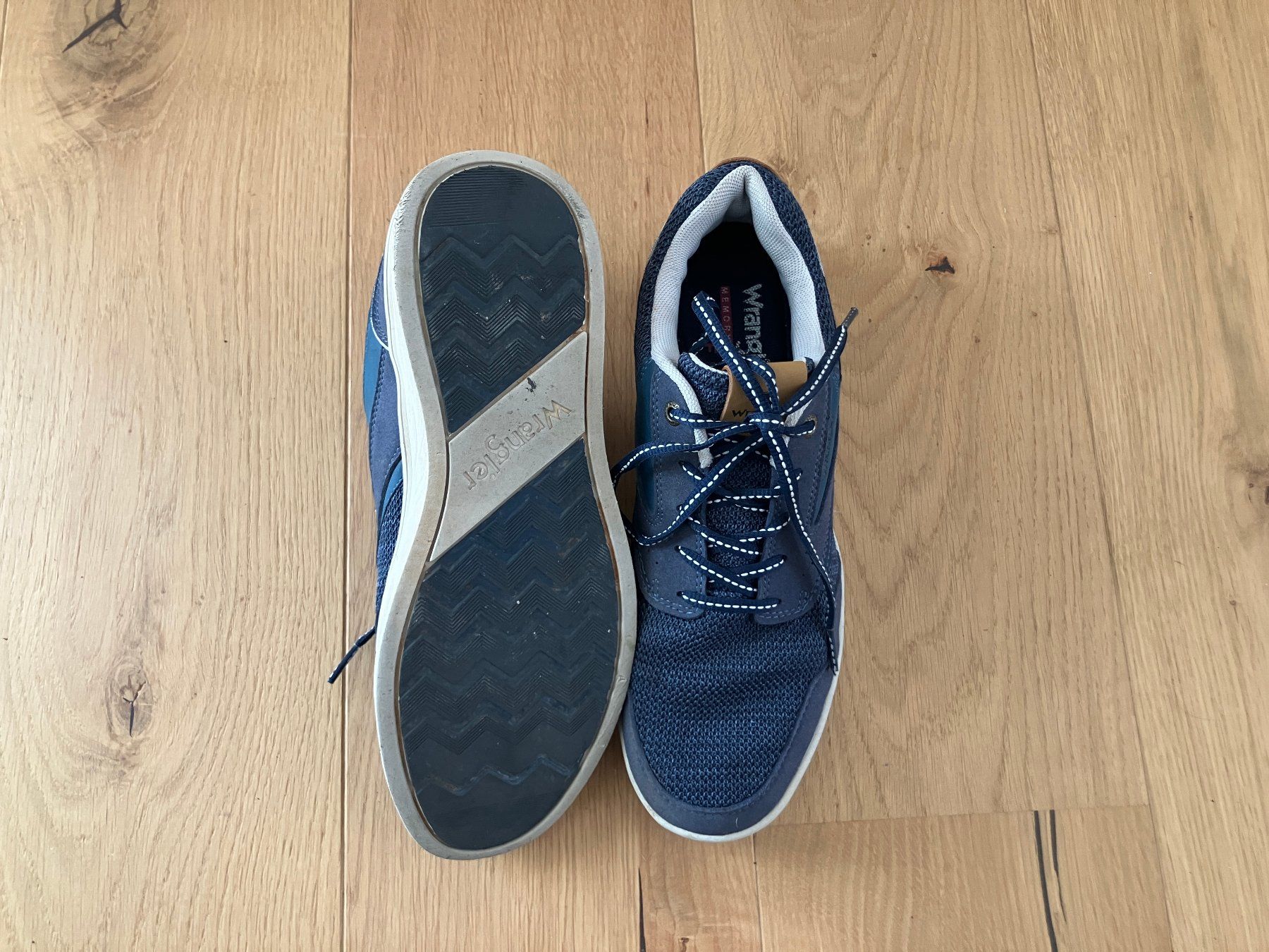 Scarpe da uomo: Wrangler Halbschuhe hellblau – Usato da Erlinsbach venduto da Deente 1
