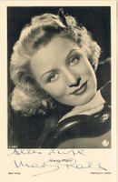 Mady Rahl 1915-2009 Autogramm signiert Vintage Foto 9x14cm