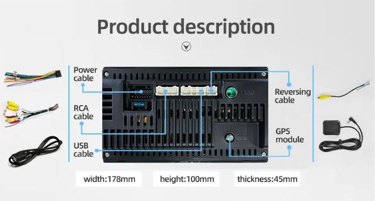 Radio: Radio 2DIN Android - Bluetooth, DAB+, GPS, AUX, USB etc.. – Nuovo e nell'imballaggio originale da Corcelles-près-Payerne venduto da FactoryofSound 5