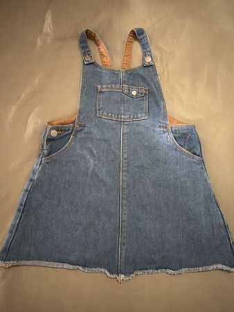 Latzkleid Jeans Zara