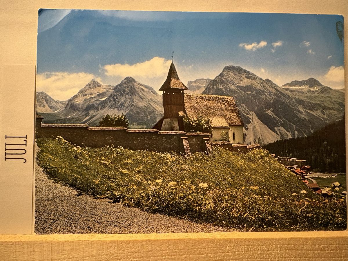 Cartoline postali: AK von Arosa Bergkirchli – Usato da Rümlang venduto da Kartenpost1