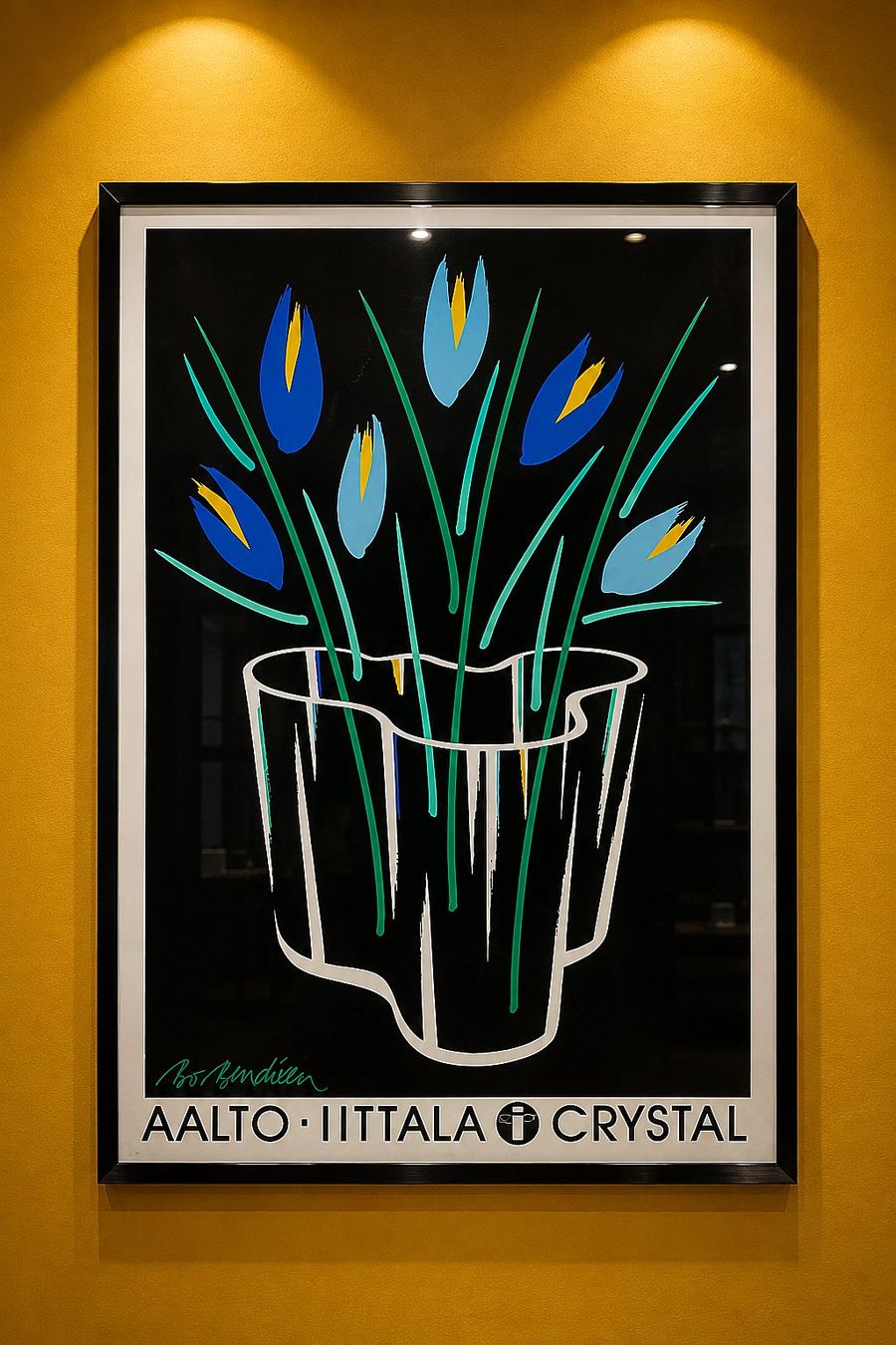 Poster & Bilder: Affiche design scandinave – Gebraucht aus Montreux von LeVintage33
