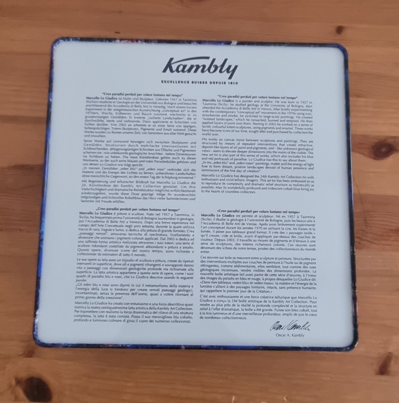 Contenitori & Simili: Keksdose Kambly Special Edition Dose Blechdose – Usato da Affoltern am Albis venduto da thingsANDthings 4