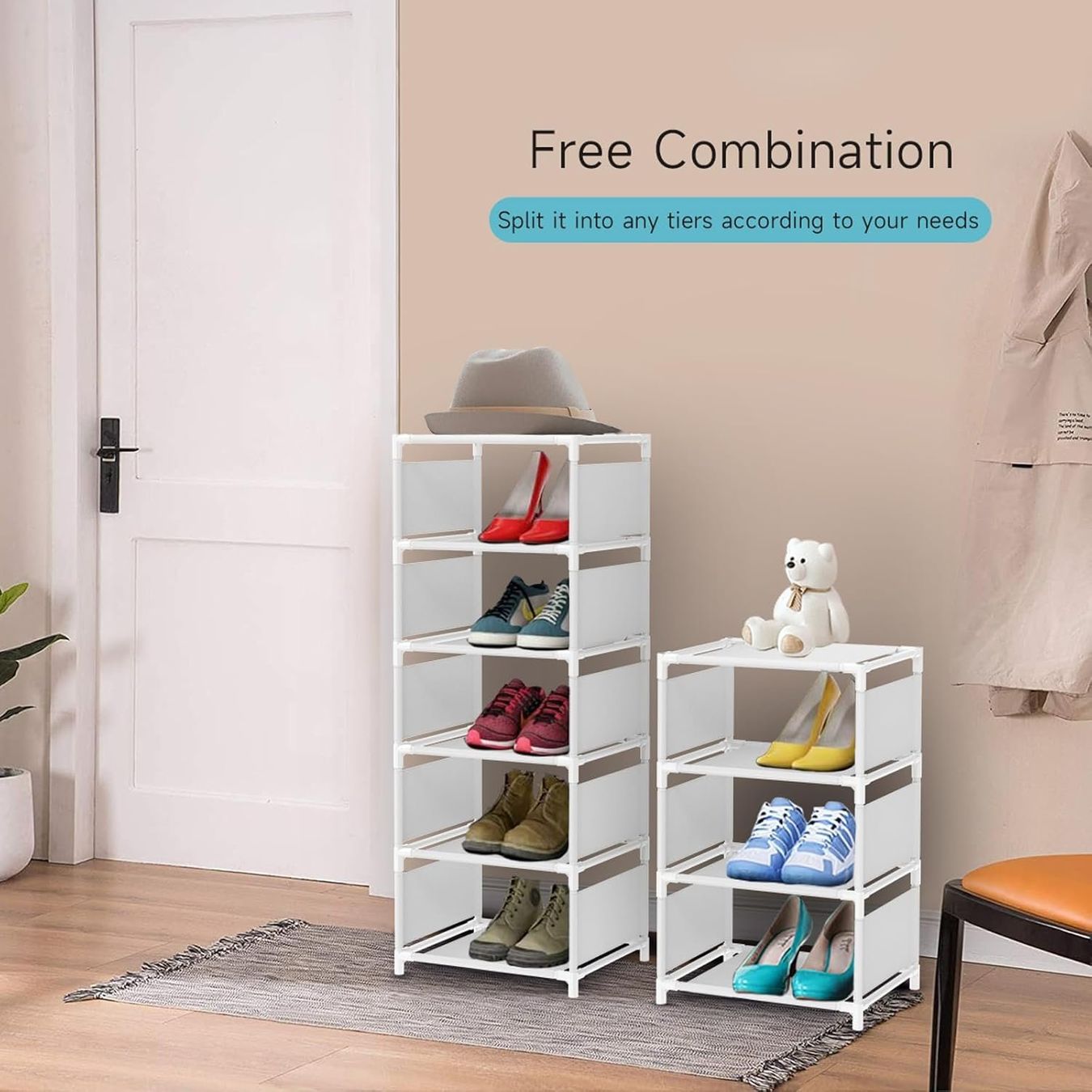 Scaffali: Schuhregal Weiss mit 10 Ebenen – Nuovo e nell'imballaggio originale da Nuglar venduto da SaleRitter 1