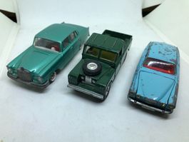 3 Modellautos GORGI / TEKNO