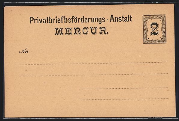 Ansichtskarten: Private Stadtpost Privatbriefbeförderun – Gebraucht aus Berlin von bartko-reher