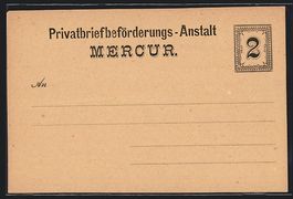 Private Stadtpost Privatbriefbeförderun