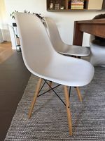 4 Eames Plastic Side Chair RE DSW - Original