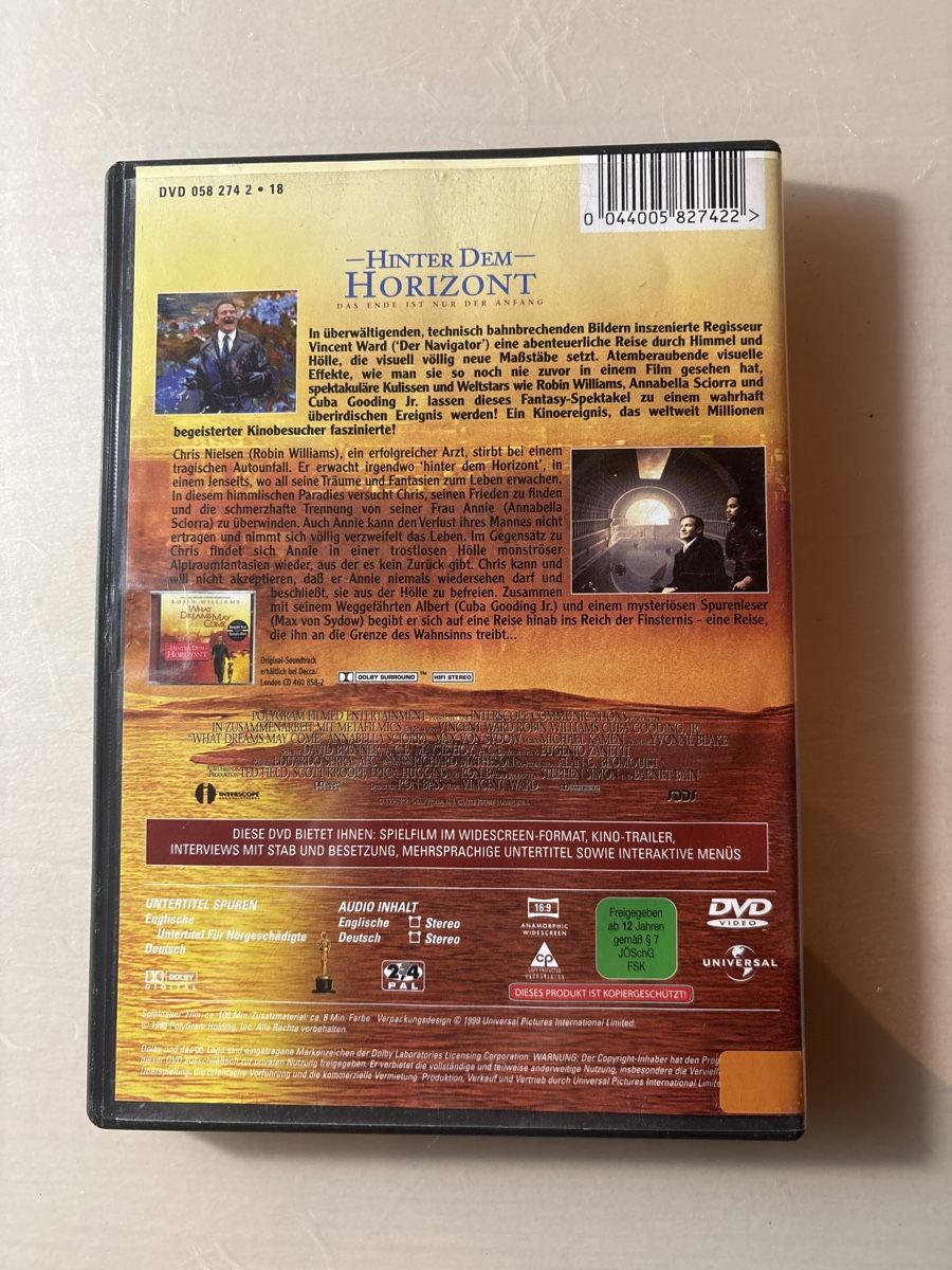 Tutti i DVDs: Hinter dem Horizont – Usato da Ruswil venduto da Slivio_ 1