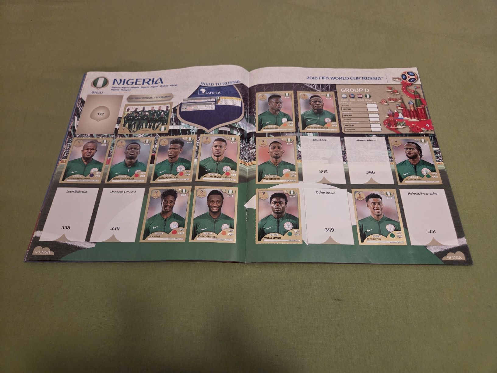 Panini Album: Panini Album WM 2018 – Usato da Embrach venduto da MamaSantos 6