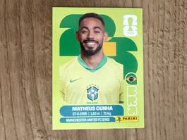 Panini FIFA WM 2026 Sticker Matheus Cunha BRA 17