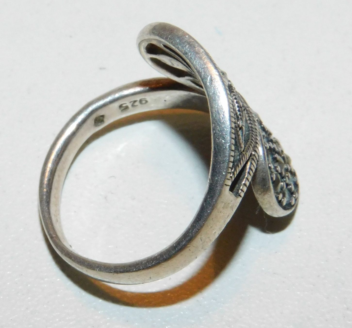 Anelli: Silber Finger Damenring 925 Silber Ring   Gr 54 – Usato da Sursee venduto da 76 2