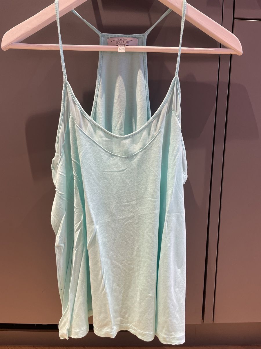 Zara Tops: Top in türkis von Zara, Gr. M – Gebraucht aus Arbon von llaauraa