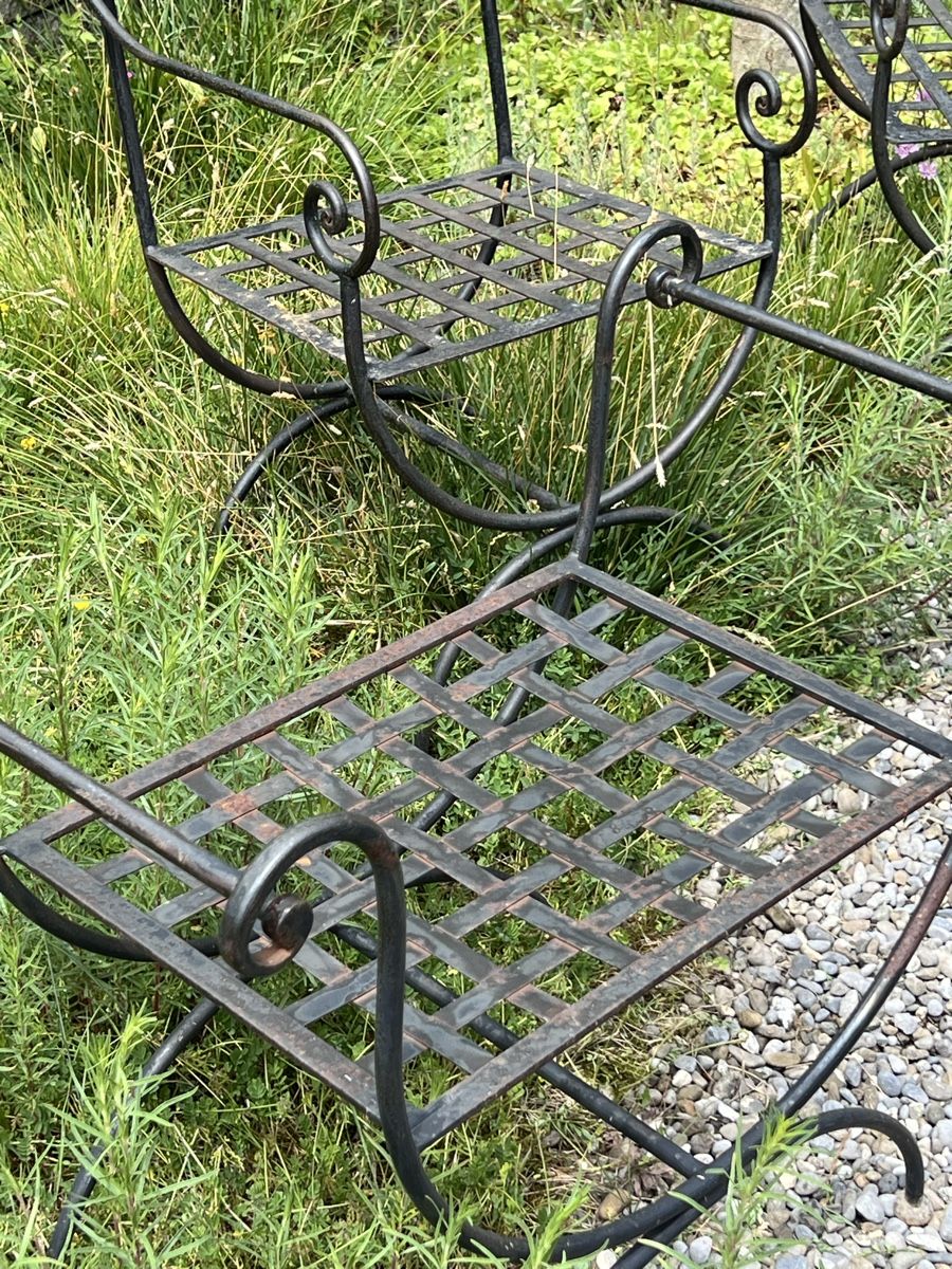 Sedie: Gartenmöbel mit Charme, aus Eisen – Usato da Meierskappel venduto da schoene_dinge 2
