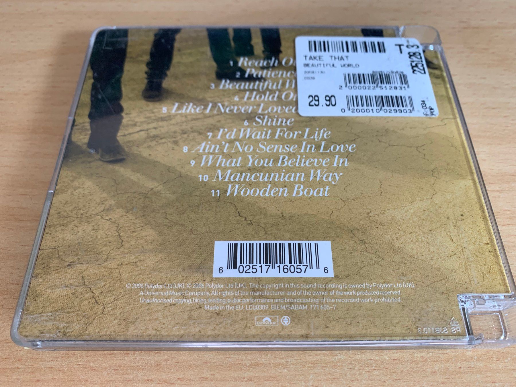 CD: Take That – Beautiful World – Usato da Rikon im Tösstal venduto da Alpenmutz 1