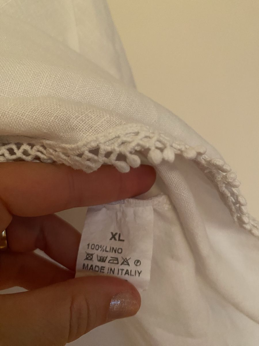 Top: Leinen Sommerbluse L/XL – Usato da Gümligen venduto da zeusone1 1