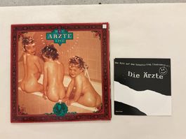 Die Ärzte 3-LP - mit Single Der Ritt auf dem Schmetterling