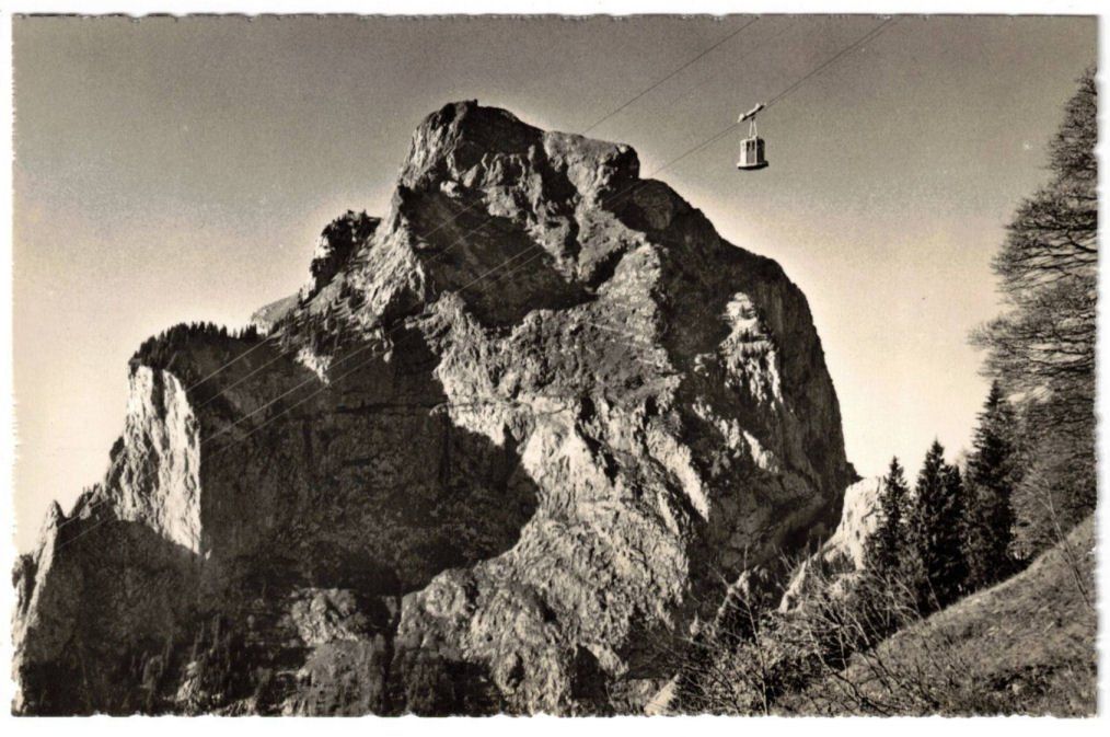 Cartoline postali: Rickenbach - Luftseilbahn Rickenbach--Rotenfluh – Usato da Binningen venduto da Mountainrider