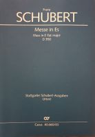 Franz Schubert - Messe in Es  Klavier/Vocal Score - neu