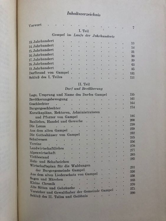 F Schnyder Chronik Der Gemeinde Gampel Kaufen Auf Ricardo