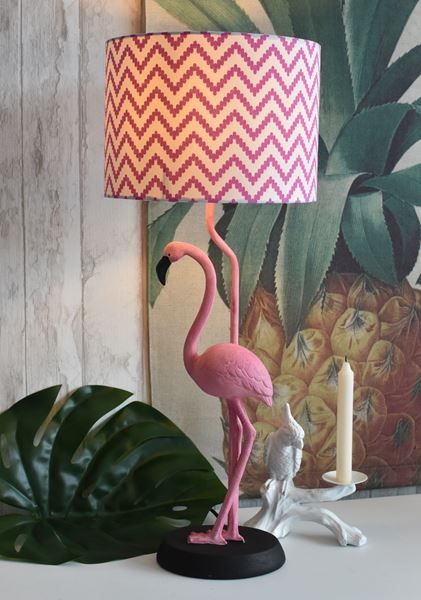 Tischleuchte Flamingo Lampe Flamingos Tischlampe Nachttischlampe 65cm Leuchte 