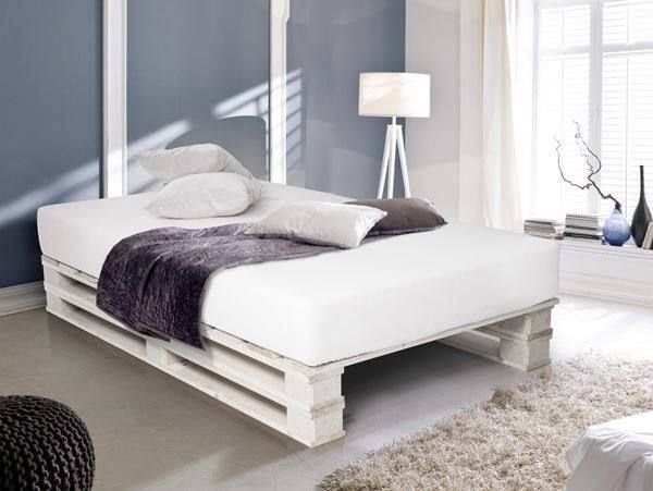 Paletti Duo Weiss Palettenbett 140x200 Cm Kaufen Auf Ricardo