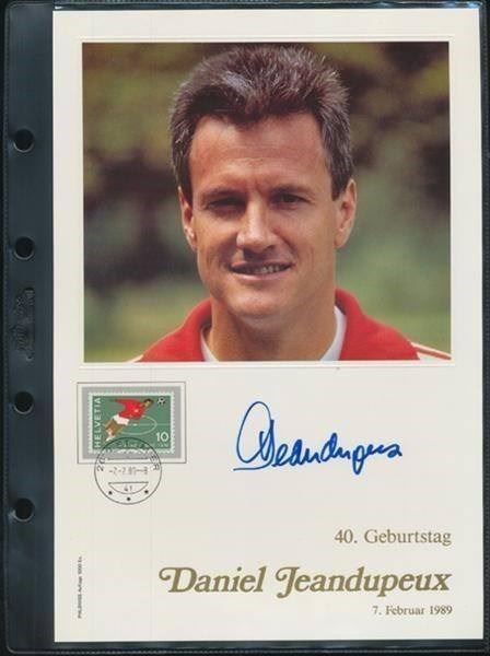 OriginalUnterschrift Daniel Jeandupeux Kaufen auf Ricardo