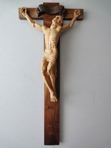 Altes Jesus Kreuz Holz Handgeschnitzt Kaufen Auf Ricardo