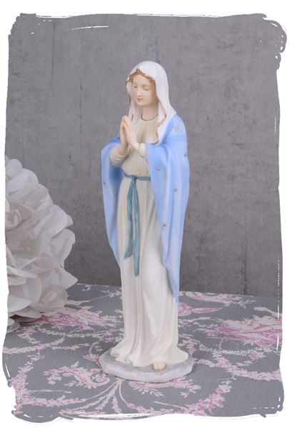 Madonna Figur Jugendstil Mutter Gottes betende Maria Antik Stil 