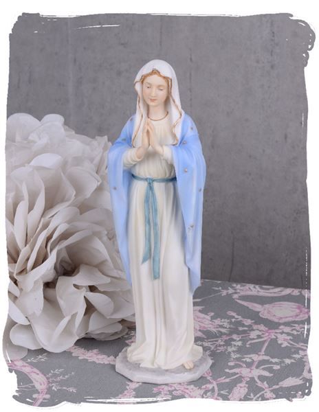 Madonna Figur Jugendstil Mutter Gottes betende Maria Antik Stil 