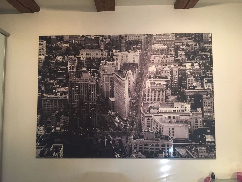Ikea Bild Flatiron Building New York Kaufen Auf Ricardo - New York City Canvas Wall Art Ikea