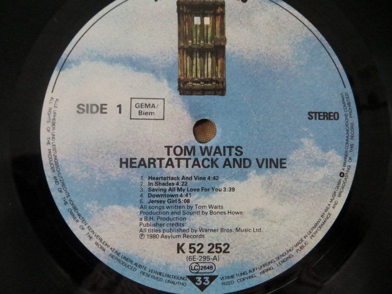 Tom Waits Heartattack And Vine Kaufen Auf Ricardo ricardo