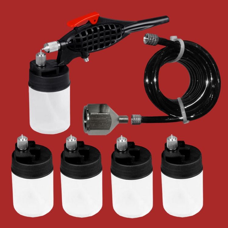 QUICKCHANGE AirbrushPistole+Zubehör... Acheter sur Ricardo