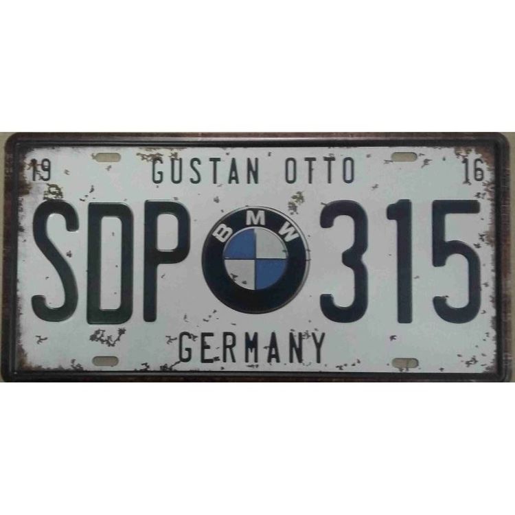 License Plate NummernschildBMW GERMANY Kaufen auf Ricardo
